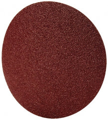 Made in USA - 8" Diam, 40 Grit Aluminum Oxide Adhesive PSA Disc - Coarse Grade, X Weighted Cloth Backing, For Low Speed Dual-Action Sanders, Random Orbital Sanders - Exact Tooling