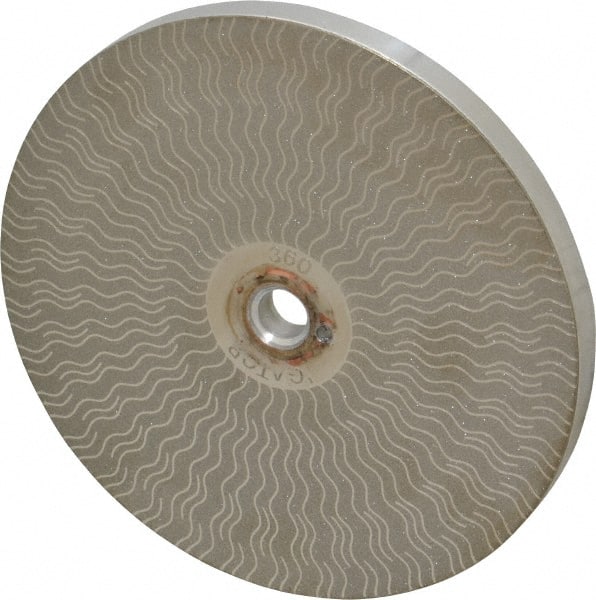 Accu-Finish - 6" Diam, 1/2" Hole Size, 1/2" Overall Thickness, 360 Grit, Tool & Cutter Grinding Wheel - Extra Fine Grade, Diamond - Exact Tooling