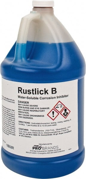 Rustlick - 1 Gal Rust/Corrosion Inhibitor - Comes in Bottle - Exact Tooling