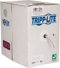 Tripp-Lite - Cat5e, 24 AWG, 350 MHz, Unshielded Network & Ethernet Cable - Gray, PVC, 1,000' OAL - Exact Tooling