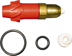 Kranzle - Rotating, Brass, Ceramic, Plastic & Rubber, Pressure Washer Nozzle Repair Kit - 1.14mm Orifice Diam, Red - Exact Tooling