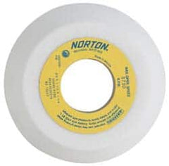 Norton - 5" Diam, 1-1/4" Hole Size, 1-3/4" Overall Thickness, 46 Grit, Type 11 Tool & Cutter Grinding Wheel - Medium Grade, Aluminum Oxide, J Hardness - Exact Tooling