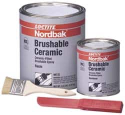 Loctite - 6 Lb Kit Gray Epoxy Resin Filler/Repair Caulk - 248°F Max Operating Temp, 6 hr Full Cure Time, Series 209 - Exact Tooling