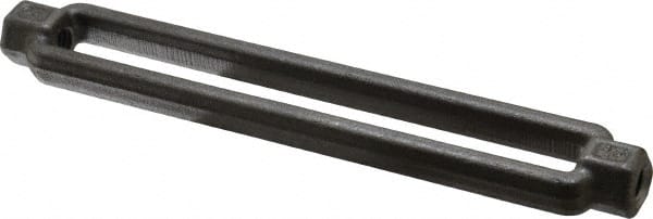 Made in USA - 1,200 Lb Load Limit, 3/8" Thread Diam, 3/8" Take Up, Steel Turnbuckle Body Turnbuckle - 7-1/8" Body Length, 9/16" Neck Length, 13" Closed Length - Exact Tooling