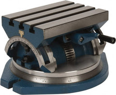 Interstate - 10" OAL x 7-1/8" Overall Width x 7.3" Overall Height, Angle Table - 0.472" Slot Width, Swivels - Exact Tooling