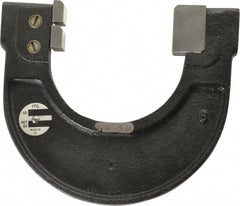 YPG - 2-1/4 to 2-1/2 Inch, Cast Iron 6 Frame Snap Gage - 0.001 Inch Graduation, Hardened Tool Steel Anvil - Exact Tooling