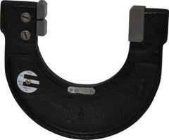 YPG - 2-1/2 to 2-3/4 Inch, Cast Iron 6x Frame Snap Gage - 0.001 Inch Graduation, Hardened Tool Steel Anvil - Exact Tooling