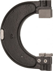 YPG - 3-7/16 to 3-13/16 Inch, Cast Iron 8 Frame Snap Gage - 0.001 Inch Graduation, Hardened Tool Steel Anvil - Exact Tooling