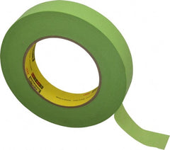 3M - 1" Wide x 60 Yd Long Green Paper Masking Tape - Series 401+/233+, 6.7 mil Thick, 25 In/Lb Tensile Strength - Exact Tooling