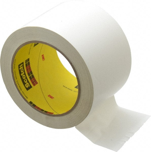 3M - White Solid Color Vinyl Tape - 3" Wide x 108' Long x 5.2 mil Thick, General Traffic - Exact Tooling