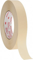 3M - 1" Wide x 60 Yd Long Tan Paper Masking Tape - Series 2380, 7.2 mil Thick, 28 In/Lb Tensile Strength - Exact Tooling