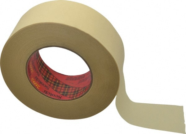 3M - 2" Wide x 60 Yd Long Tan Paper Masking Tape - Series 2693, 7.9 mil Thick, 29 In/Lb Tensile Strength - Exact Tooling