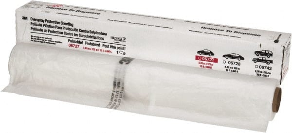 3M - 144" Wide x 400' Long Brown Specialty Coated Paper Masking Film - 3.5 In/Lb Tensile Strength - Exact Tooling