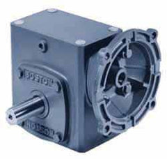 Boston Gear - 2.06 Centerline Distance, 20:1, 88 RPM Output,, Speed Reducer - Single Shaft Left, 140TC NEMA - Exact Tooling