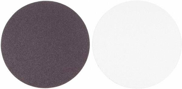 Norton - 18" Diam, 36 Grit Aluminum Oxide Adhesive PSA Disc - Very Coarse, Brown, X Weighted Cloth Backing, Flexible - Exact Tooling