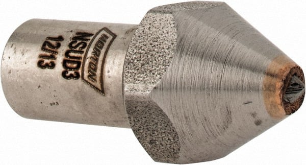 Norton - 1/3 Carat Single Point Diamond Dresser - 1-7/16" Long x 7/16" Shank Diam, 5/8" Diam Head - Exact Tooling
