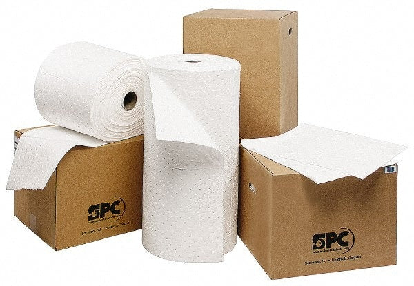 Brady SPC Sorbents - 41 Gal Capacity per Package, Oil Only Pad - 30" Long x 30" Wide, Polypropylene - Exact Tooling