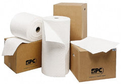 Brady SPC Sorbents - 49 Gal Capacity per Package, Oil Only Roll - 150' Long x 30" Wide, Polypropylene - Exact Tooling