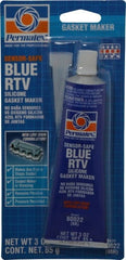 Permatex - 3 oz Tube Blue Butyl Rubber Gasket Sealant - -65 to 400°F Operating Temp, 24 hr Full Cure Time - Exact Tooling
