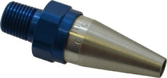 Vortec - Blow Gun OSHA Air Saver Nozzle - 1/8 NPT, 1-7/8" Long, Aluminum - Exact Tooling