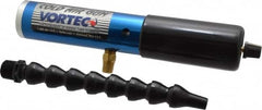 Vortec - 8" Long Hose, 900 BTU/Hr Air Capacity, 1 Outlet, Cold Air Gun - 10-5/8" Tank/Unit Length, 6.63" High Tank/Unit - Exact Tooling