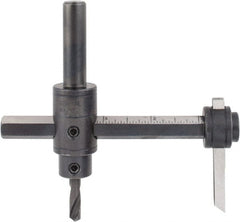 General - 1-3/4 to 7-7/8" Cutting Diam, Circle Cutter Tool - Straight Shank, 1/2" Shank Diam - Exact Tooling