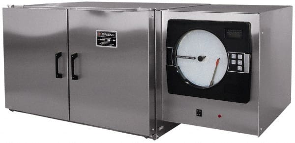 Grieve - 1 Phase, 26 Inch Inside Width x 22 Inch Inside Depth x 13 Inch Inside Height, 800°F Max, Portable Height-Temp Heat Treating Oven - Exact Tooling
