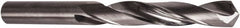 Precision Twist Drill - #3 118° Solid Carbide Jobber Drill - Bright Finish, Right Hand Cut, 3" OAL, Split Point - Exact Tooling