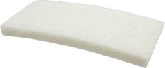 3M - 10" Long x 4-5/8" x 1" Thick Wide Cleansing Pad - Nonabrasive, Light-Duty, White - Exact Tooling