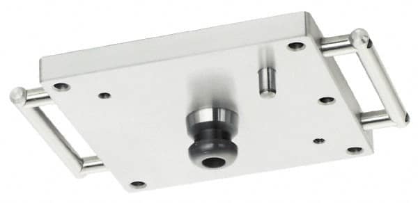 Schunk - Square Steel CNC Clamping Pallet - 199mm Wide x 199mm Long x 20mm Thick - Exact Tooling