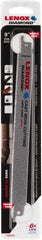 Lenox - 9" Long x 3/4" Thick, Reciprocating Saw Blade - Straight Profile, Continuous Edge - Exact Tooling