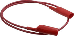 Pomona - Red Electrical Test Equipment Patch Cord - Use with Alligators Test Clips - Exact Tooling