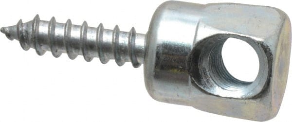 ITW Buildex - 3/8" Zinc-Plated Steel Horizontal (Cross Drilled) Mount Threaded Rod Anchor - 3/8" Diam x 1" Long, 670 Lb Ultimate Pullout, For Use with Wood - Exact Tooling