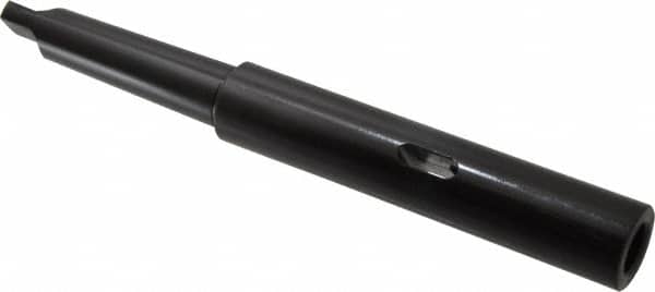 Scully Jones - MT2 Inside Morse Taper, MT3 Outside Morse Taper, Extension Sleeve - Hardened & Ground Throughout, 6-1/4" Projection, 1.19" Body Diam - Exact Tooling