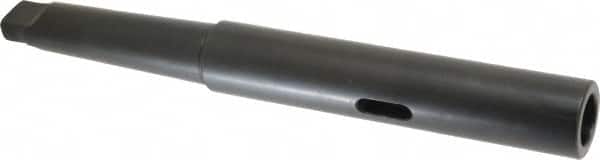 Scully Jones - MT3 Inside Morse Taper, MT4 Outside Morse Taper, Extension Sleeve - Hardened & Ground Throughout, 7-5/8" Projection, 1.44" Body Diam - Exact Tooling