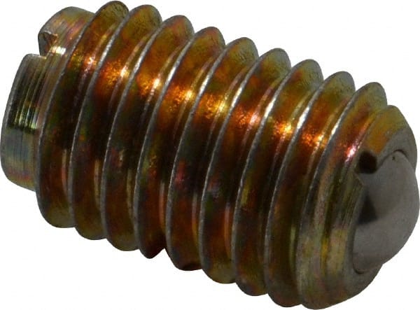 TE-CO - 5/8-11, 0.375" Ball Diam, 63/64" Body Length, 0.096" Max Ball Reach, Threaded Ball Plunger - Exact Tooling
