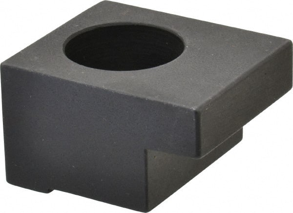 Mitee-Bite - 1 Piece Vise Mounting Clamp - Heat Treated Mild Steel, 1-1/2" Long, 1-1/4" Wide, 1-1/4" High - Exact Tooling