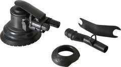 Ingersoll-Rand - 12,000 OPM, 15.5 CFM Air Consumption, Palm Air Orbital Sander - Round Pad, 1/4 NPT Inlet - Exact Tooling