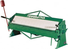 Tennsmith - 48-1/4 Inch Bending Length, Bench Machine Box and Pan Brake - 61 Inch Wide, 22 Inch Deep, 31 Inch High - Exact Tooling