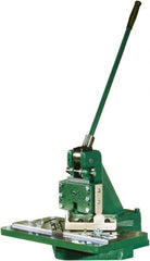 Tennsmith - 6 x 6" Notching Dimension, Metal Notcher - 1.25mm Max Mild Steel Capacity - Exact Tooling