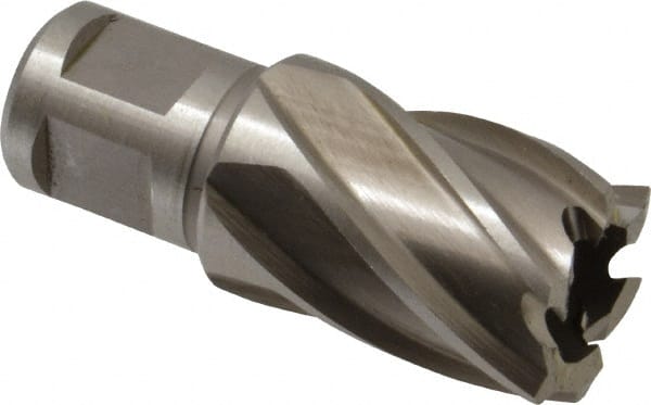 Interstate - 15/16" Diam x 1" Deep Cobalt Annular Cutter - Exact Tooling