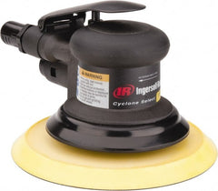 Ingersoll-Rand - 12,000 OPM, 15.8 CFM Air Consumption, Palm Air Orbital Sander - Round Pad, 1/4 NPT Inlet - Exact Tooling