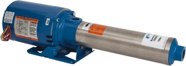 Goulds Pumps - 1-1/2 hp, 3 Phase, 230/460 Volt, High Pressure Pump, Multi Stage Booster Pump - Water Supply Booster, ODP Motor, 15 Stage - Exact Tooling