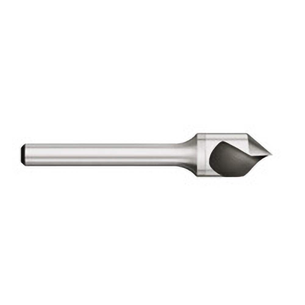 Titan USA - Countersinks; Head Diameter (Inch): 5/8 ; Head Diameter (Decimal Inch): 0.6250 ; Number of Flutes: 1 ; Included Angle: 100 ; Countersink Material: Solid Carbide ; Countersink Finish/Coating: Uncoated - Exact Tooling