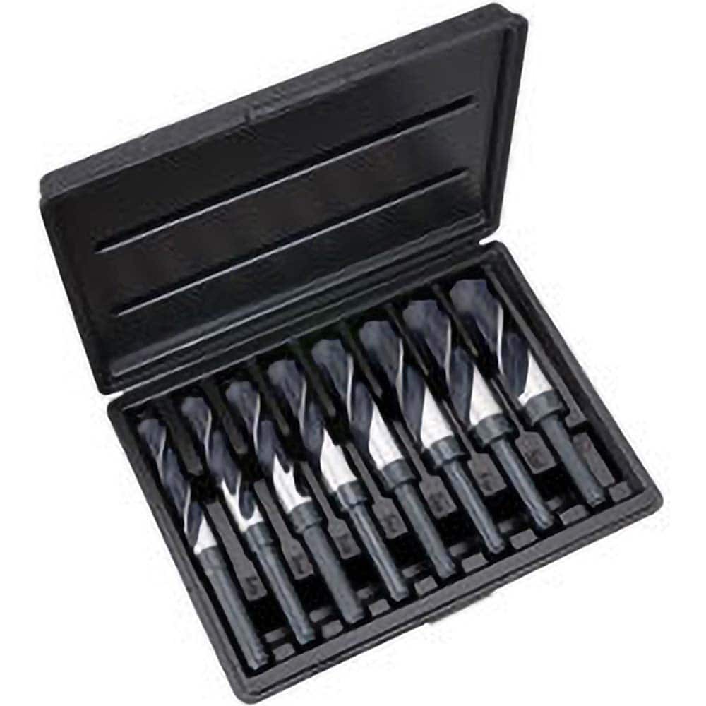 Titan USA - Drill Bit Sets; System of Measurement: Inch ; Drill Bit Material: High Speed Steel ; Drill Bit Set Type: Reduced Shank Drill Bits ; Minimum Drill Bit Size (Decimal Inch): 0.5625 ; Minimum Drill Bit Size (Inch): 9/16 ; Maximum Drill Bit Size ( - Exact Tooling