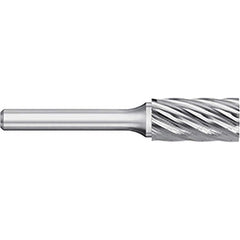 Titan USA - Burrs; Head Shape: Cylinder ; Industry Specification: SA-5NF ; Tooth Style: Aluma Cut ; Cutting Diameter (Inch): 1/2 ; Cutting Diameter (Decimal Inch): 0.5000 ; Shank Diameter (Inch): 1/4 - Exact Tooling