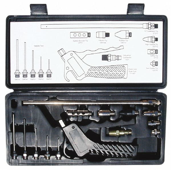 Coilhose Pneumatics - Plastic Blow Gun Kits - 1/4 Inlet, 150 Max psi - Exact Tooling