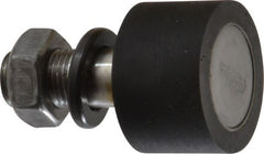Osborn International - 1-1/4" Roller Diam x 0.843" Width, 1/2" Stud Diam x 1-1/4" Length, Plain Stud Load Runner - Urethane, 5/8" Thread Length, 1/2-20 Thread, 2.093" OAL, 110 Lb Dynamic Cap - Exact Tooling