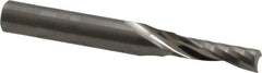 Onsrud - 3/16" Cutting Diam x 5/8" Length of Cut, 1 Flute, Upcut Spiral Router Bit - Uncoated, Right Hand Cut, Solid Carbide, 2" OAL x 1/4" Shank Diam, Single Edge, 21° Helix Angle - Exact Tooling
