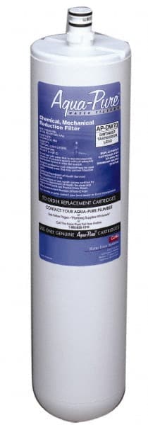 3M Aqua-Pure - 3-5/8" OD, 1µ, Carbon Block Replacement Cartridge for AP-DWS700 - 11-5/8" Long, Reduces Sediments, Tastes, Odors, Chlorine, MTBE's & VOC's - Exact Tooling